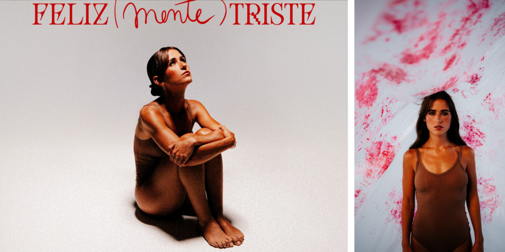 Carolina de Deus cantante portuguesa durante la promoción de su album FELIZMENTE TRISTE