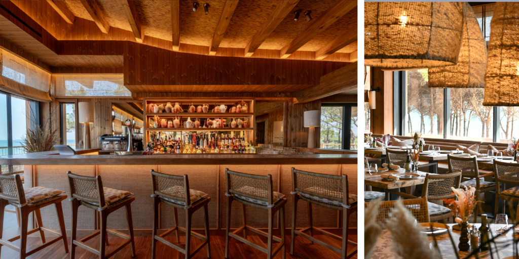 Bar y sala del restaurante
