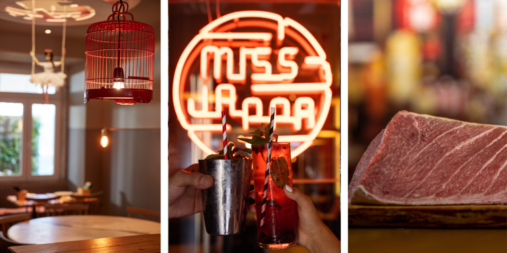 Miss Jappa restaurante Japonés en el Príncepe Real interior