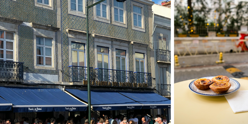 Pasteles de nata, dulce tradicional de Lisboa