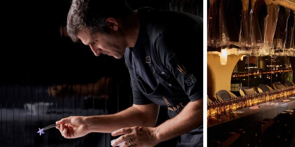chef preparando plato alta cocina portugal detalle gastronomia