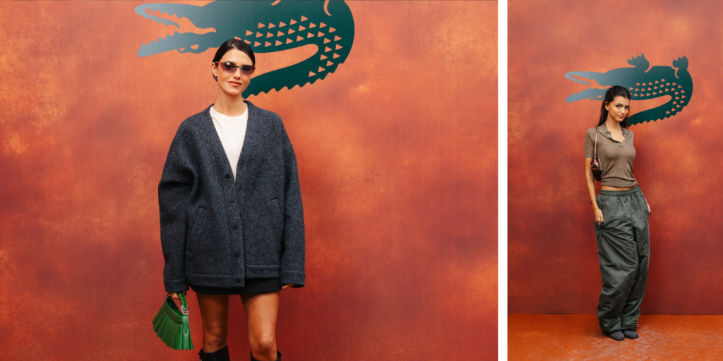 Portugal, en el desfile de Lacoste en Roland-Garros