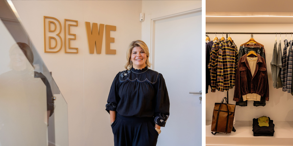 La nueva tienda de BE WE Concept en el centro comercial Amoreiras reúne 35 marcas de moda y accesorios.